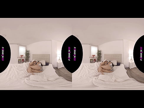 ❤️ PORNBCN VR दोन तरुण लेस्बियन 4K 180 3D व्हर्च्युअल रिअॅलिटीमध्ये खडबडीत जागे झाले जिनिव्हा बेलुची कॅटरिना मोरेनो ❤️❌  लिंग  ❤